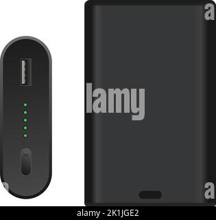 Charger or power bank for filling batteries vector Stock Vector