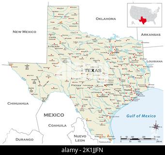 Highly detailed physical map of the US state of Alabama Stock Photo - Alamy