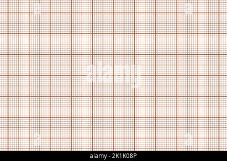 Millimeter graph paper grid. Abstract squared background. Geometric pattern for school, technical engineering line scale measurement. Lined blank for Stock Vector