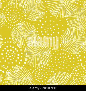 Seamless floral pattern based on traditional folk art ornaments. Colorful flowers on color background. Scandinavian style. Sweden nordic style. Vector Stock Vector