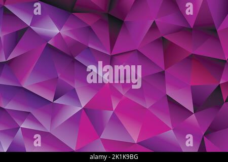 Polygonal rainbow mosaic background. Abstract low poly vector illustration. Triangular pattern, copy space. Template geometric business design with Stock Vector