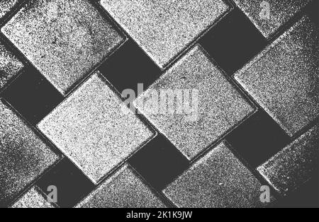 Distressed overlay texture of old brick wall, grunge background. abstract vector illustration. Stock Vector
