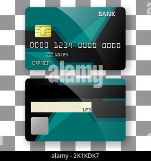 banking card template background luxury design. template for poster,brochure,backgrounds cover etc Stock Vector