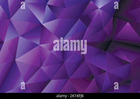 Polygonal rainbow mosaic background. Abstract low poly vector illustration. Triangular pattern, copy space. Template geometric business design with Stock Vector