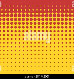 dot halftone gradient on red background Stock Vector Image & Art - Alamy