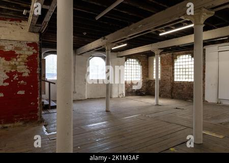 Glasgow Pipe Factory interior, Bain Street, Glasgow, Scotland, UK Stock Photo