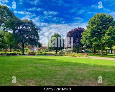 Manor Gardens Park in Exmouth Stock Photo