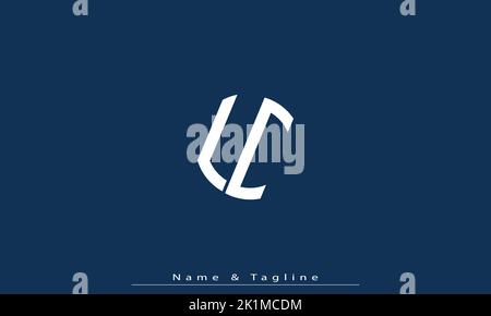 Alphabet letters Initials Monogram logo LC, CL Stock Vector
