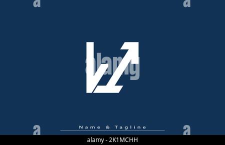 Alphabet letters Initials Monogram logo LI , IL Stock Vector