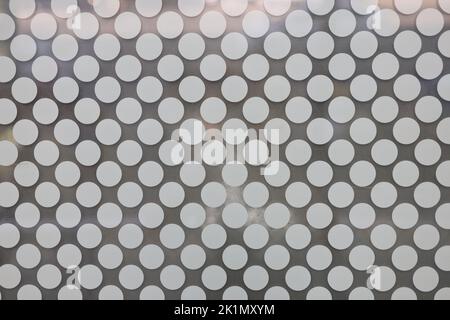 Seamless pattern in polka dot retro colors Stock Photo