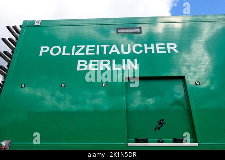 Open day, police academy, 2022, Ruhleben, Berlin, Germany Stock Photo