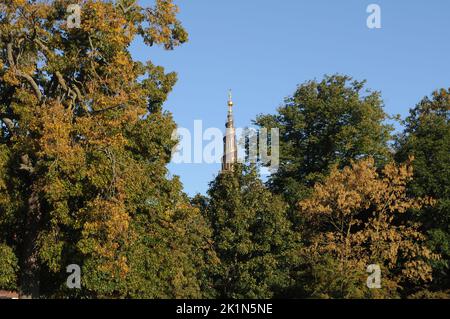 Copenhagen -Denmark -19 Septmeber 2022-Spire of salvation army church on christianshavn Copenhagen.  (Photo..Francis Joseph Dean / Dean Pictures) Stock Photo