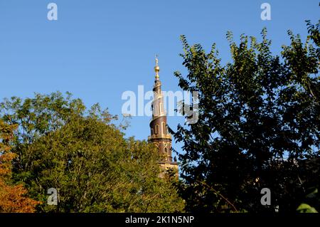 Copenhagen -Denmark -19 Septmeber 2022-Spire of salvation army church on christianshavn Copenhagen.  (Photo..Francis Joseph Dean / Dean Pictures) Stock Photo