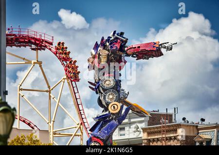 Universal Studios Florida theme park Transformers Stock Photo