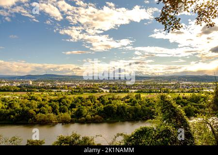 Scenic beauty of Germany Landscape in late summer and early autumn Stock Photo