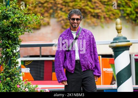 Venice, Italy. 02nd Sep, 2022. Simone Marchetti is seen during the 79th Venice International Film Festival at Darsena Excelsior in Venice. Credit: SOPA Images Limited/Alamy Live News Stock Photo