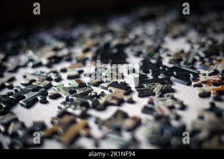 Jigsaw Puzzle pieces Stock Photo