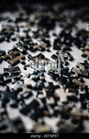 Jigsaw Puzzle pieces Stock Photo