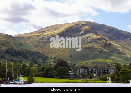 Inn on the Lake Hotel at Glenridding. Lake District Stock Photo