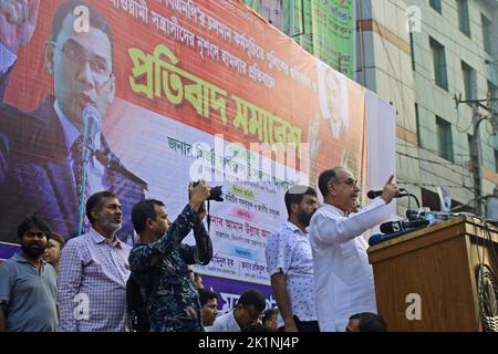 Bangladesh. 18th Sep, 2022. Bangladesh Nationalist Party (BNP) held a ...