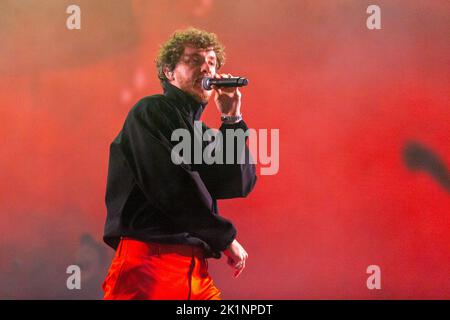 Las Vegas, USA. 18th Sep, 2022. Jack Harlow during the Life Is Beautiful Music Festival on September 18, 2022, in Las Vegas, Nevada (Photo by Daniel DeSlover/Sipa USA) Credit: Sipa USA/Alamy Live News Stock Photo