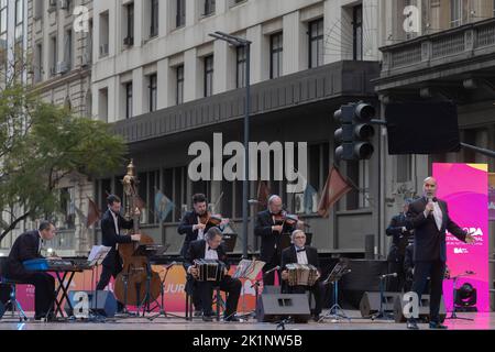 Buenos Aires, Argentina. 17th September 2022. Shows during the Tango World Cup. Stock Photo