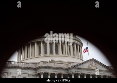 Washington, USA. 19th Sep, 2022. A general view of the U.S. Capitol Building, in Washington, DC, on Monday, September 19, 2022. (Graeme Sloan/Sipa USA) Credit: Sipa USA/Alamy Live News Stock Photo