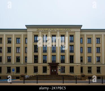 Lublin, Poland - June 05, 2022: Medical University of Lublin. (Polish: Uniwersytet Medyczny w Lublinie). Stock Photo