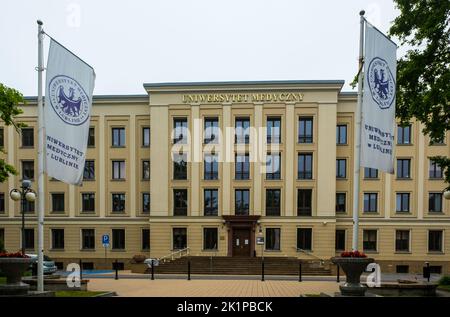 Lublin, Poland - June 05, 2022: Medical University of Lublin. (Polish: Uniwersytet Medyczny w Lublinie). Stock Photo