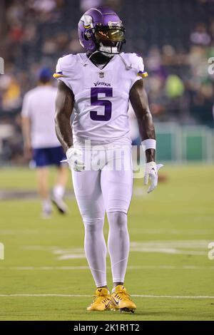 Minnesota Vikings wide receiver Jalen Nailor (83) runs against the Denver  Broncos during an NFL preseason football game, Saturday, Aug. 27, 2022, in  Denver. (AP Photo/Jack Dempsey Stock Photo - Alamy