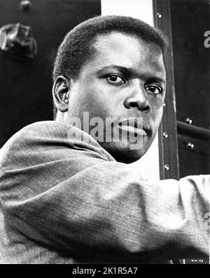 SIDNEY POITIER Portrait as Detective Virgil Tibbs in IN THE HEAT OF THE NIGHT 1967 director NORMAN JEWISON novel John Ball screenplay Stirling Silliphant music Quincy Jones The Mirisch Corporation / United Artists Stock Photo