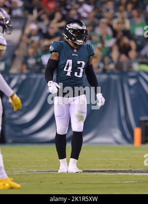 Philadelphia Eagles linebacker T.J. Edwards (57) in action during the NFL  football game against the New York Giants, Sunday, Jan. 8, 2023, in  Philadelphia. (AP Photo/Chris Szagola Stock Photo - Alamy