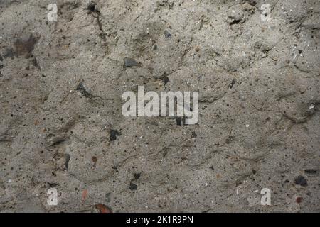 adobe wall with recesses, background Stock Photo