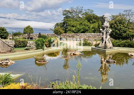 Monte del Castro park in Vigo, Spain Stock Photo