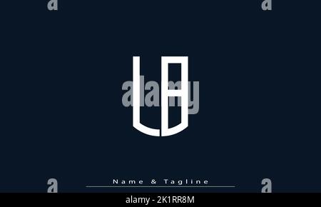 Alphabet letters Initials Monogram logo LB , BL Stock Vector