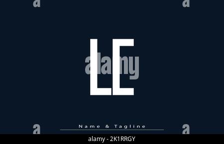 Alphabet letters Initials Monogram logo LC, CL Stock Vector