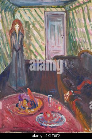 The Murderess. Museum: Munch Museum, Oslo. Stock Photo