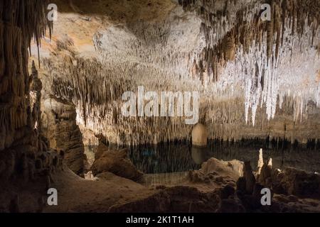 Drach cuevas, Dragon caves, Hams caves, Mallorca, Spain, underground Stock Photo