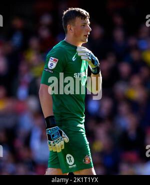 Sunderland Goalkeeper Anthony Patterson during the Sky Bet Championship ...