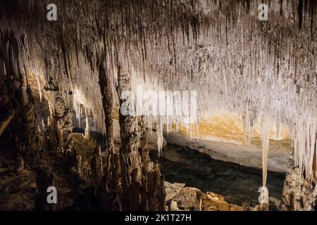 Drach cuevas, Dragon caves, Hams caves, Mallorca, Spain, underground Stock Photo