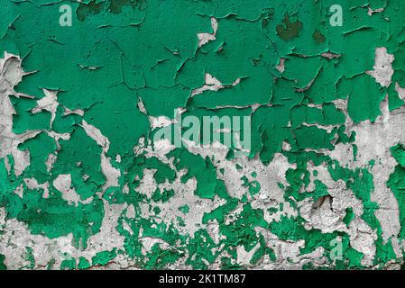 multicolour psychedelic abstract background. flakes of paint on concrete wall Stock Photo