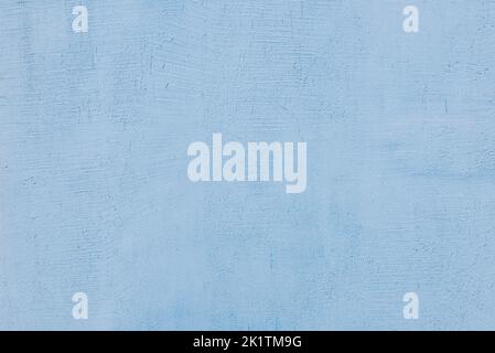 light blue rough plastering pattern for backgrounds Stock Photo