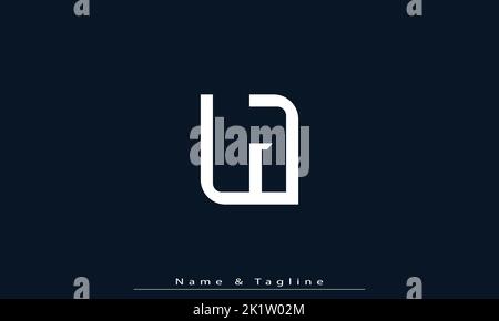 Alphabet letters Initials Monogram logo LJ , JL Stock Vector