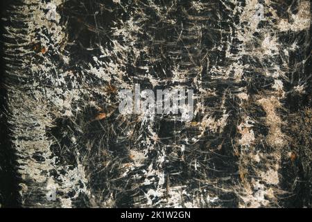Texture of the black and white background. Golden-white pattern made of natural black stone. black marble texture background. Luxury with a golden pattern of black marble. dark gray. Stock Photo