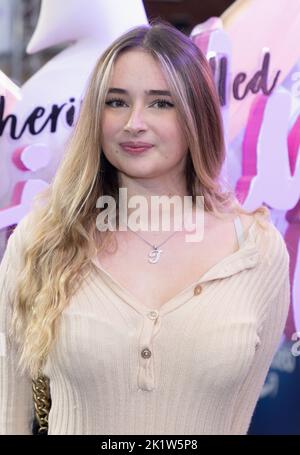 Tamzin Taber attending the UK premiere of Catherine Called Birdy at the