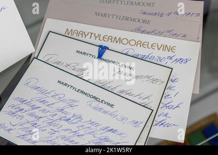 Beverly Hills, USA. 20th Sep, 2022. Betty White's Collection of Memorabilia is up for auction Julien's Auctions. 9/20/2022 Beverly Hills, CA., USA (Photo by Ted Soqui/SIPA USA) Credit: Sipa USA/Alamy Live News Stock Photo