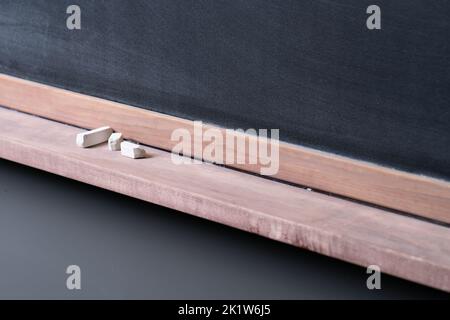 Chalk blackboard blank board chalkboard green hand text lesson, from nobody billboard from copy for school dirty, concept people. Close drawing Stock Photo