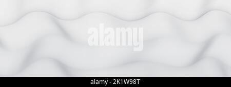 Subtle guilloche background with irregular undulated grey thin lines. Wide asymmetric vector graphic pattern Stock Vector