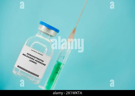 Gonadotrophin releasing hormone, conceptual image Stock Photo