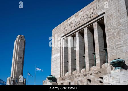 The National Flag Memorial in Rosario, Santa Fe, Argentina Stock Photo